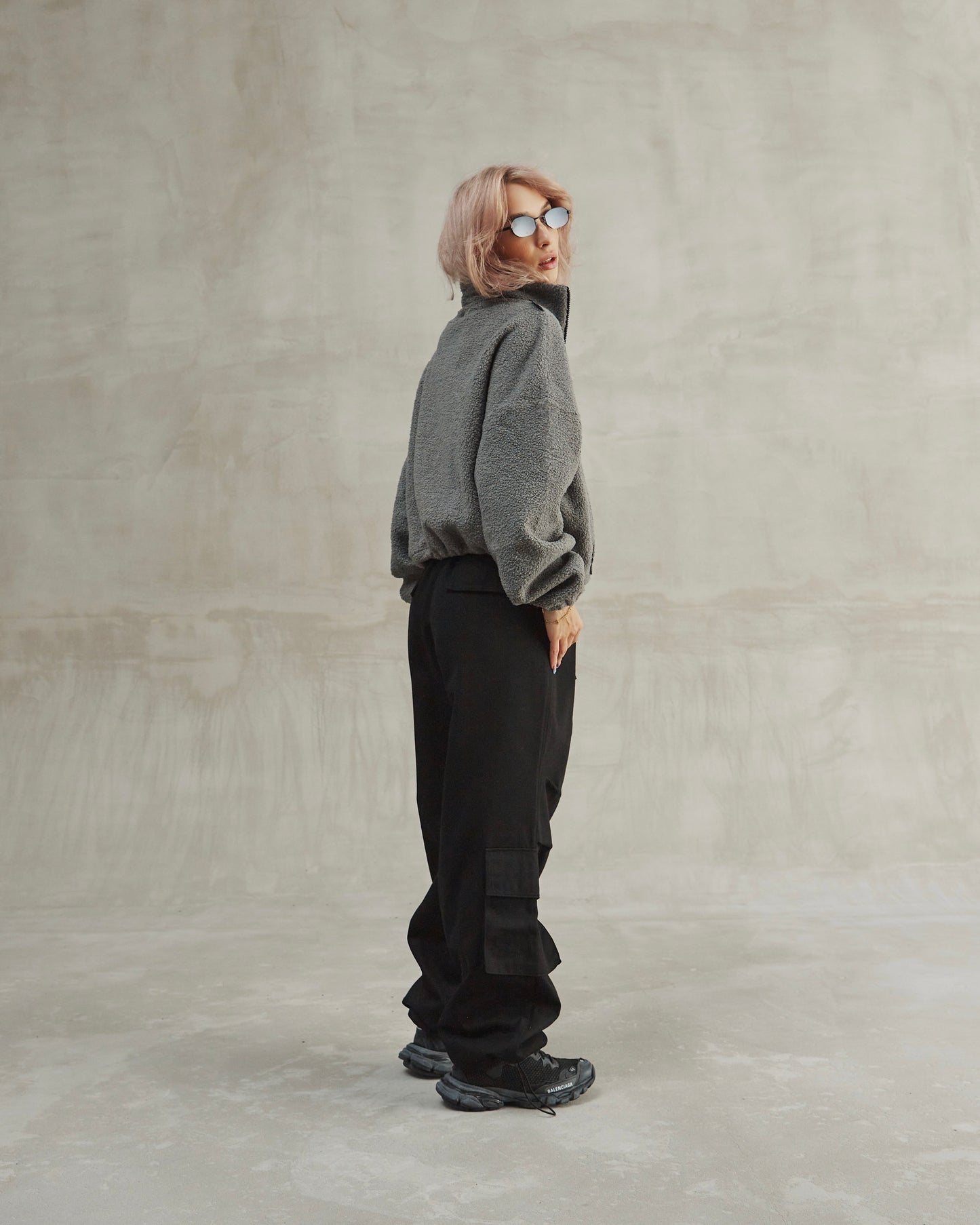 <tc>Pants cargo black</tc>