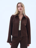 Куртка suede brown