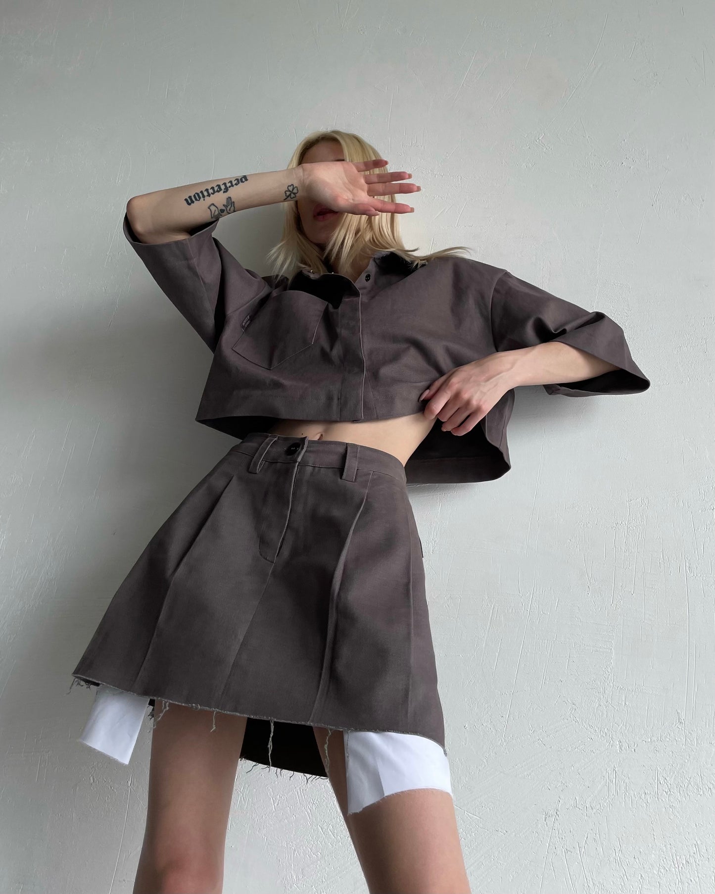 Спідниця cargo anthracite