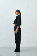 <tc>Pants cargo black</tc>