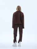 Куртка suede brown