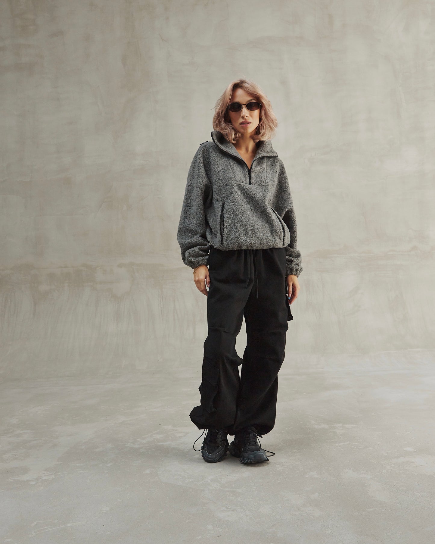 <tc>Pants cargo black</tc>