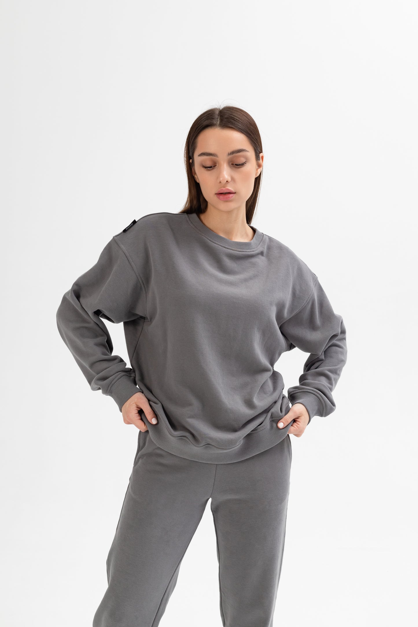 Світшот basic smoke grey