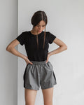 Шорти zip smoke grey