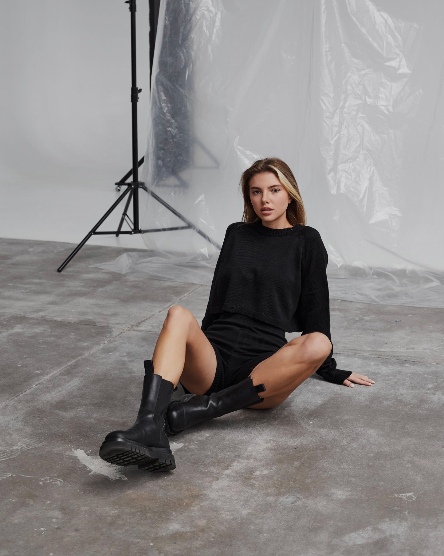 Светр knit black