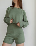 Костюм knit olive