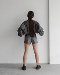 Шорти zip smoke grey