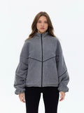 Бомбер fleece grey