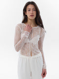 Кардиган lace milk