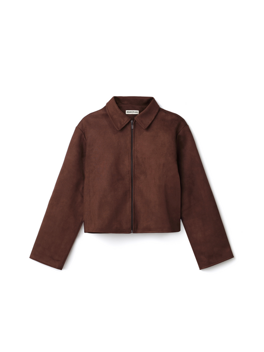 Куртка suede brown
