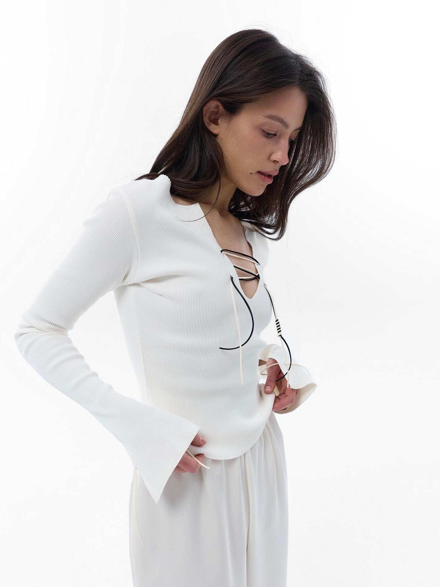 Лонгслів rib milk