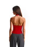 Топ halter red