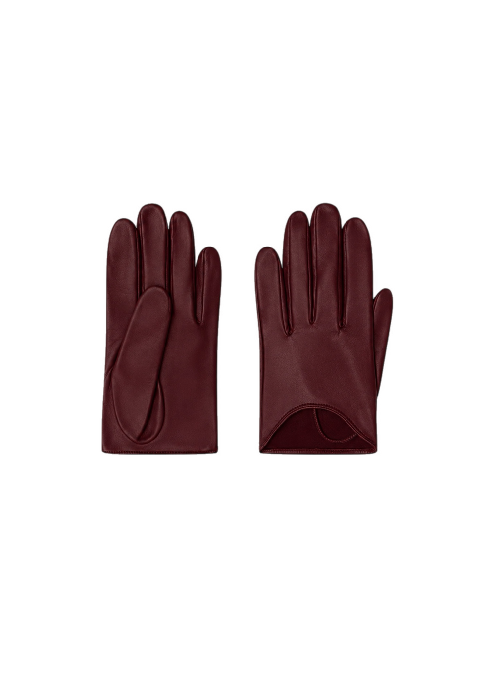 Рукавички short bordeaux