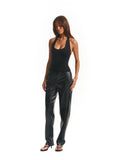 Штани leather black