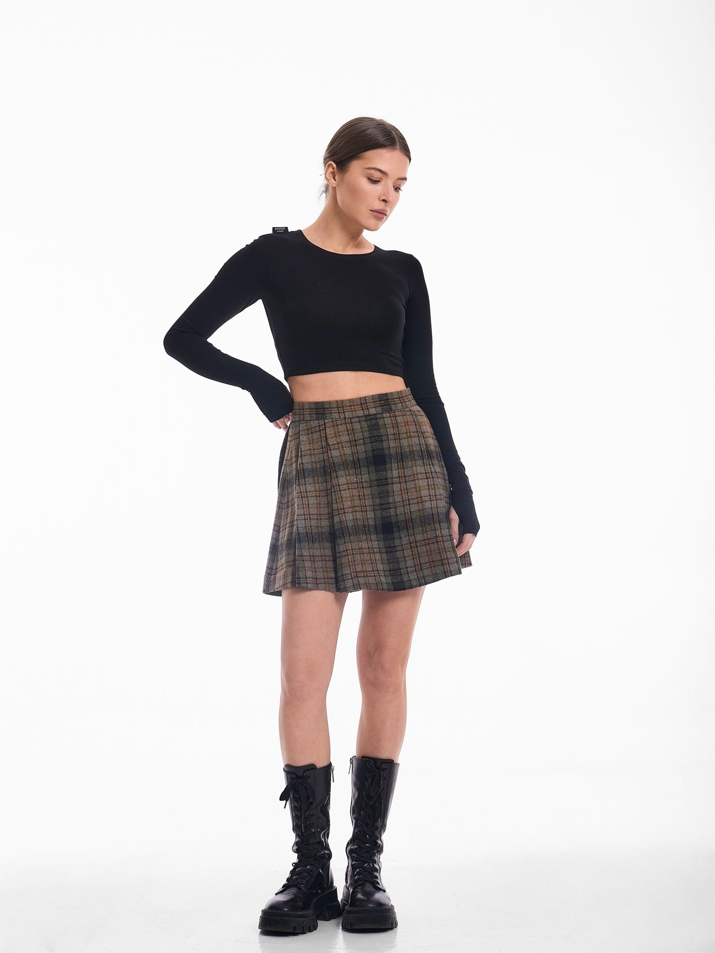 <tc>Longsleeve cropped black</tc>