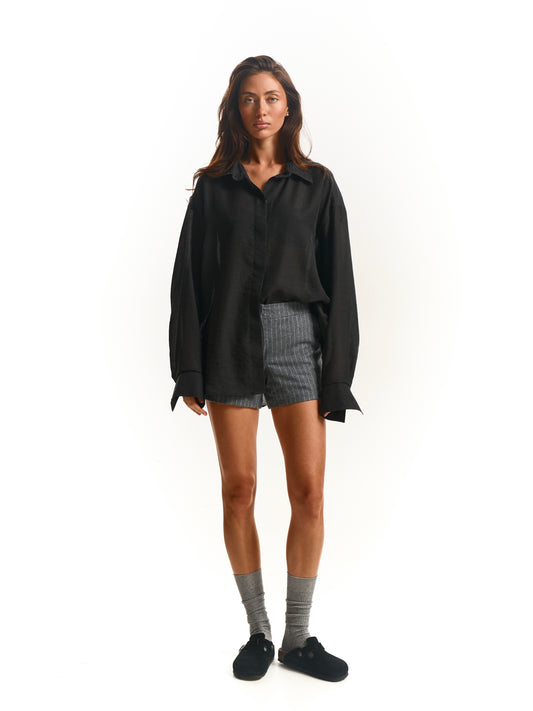 Сорочка tencel black