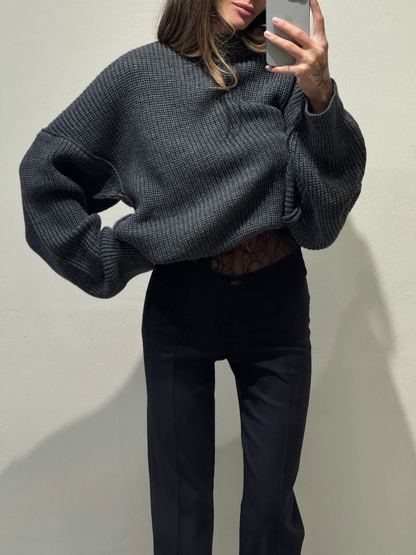 Светр knit graphite