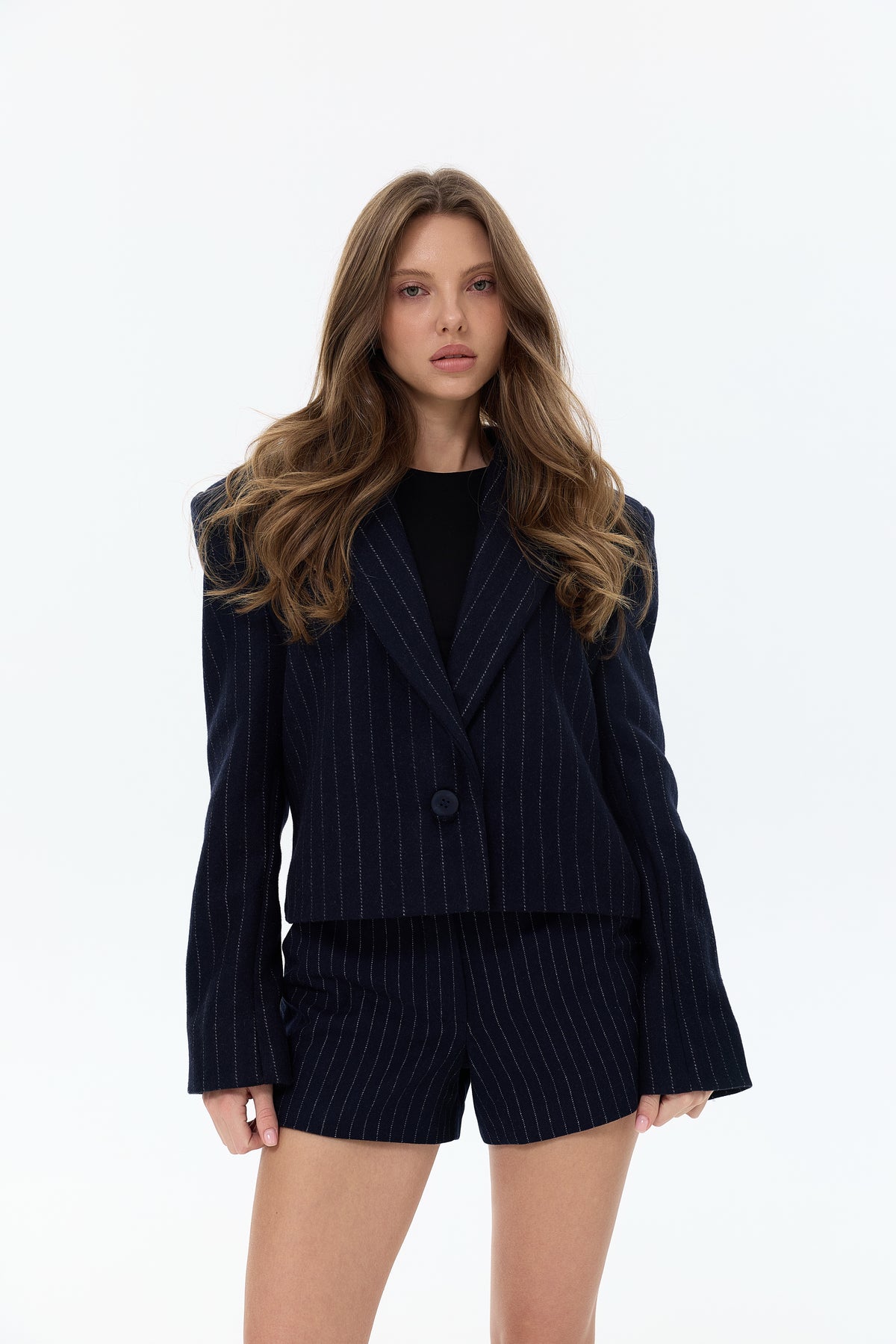 Напівпальто wool navy