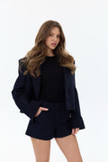 Напівпальто wool navy
