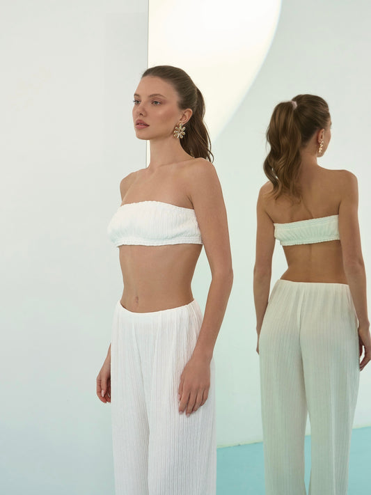 Топ textured cream