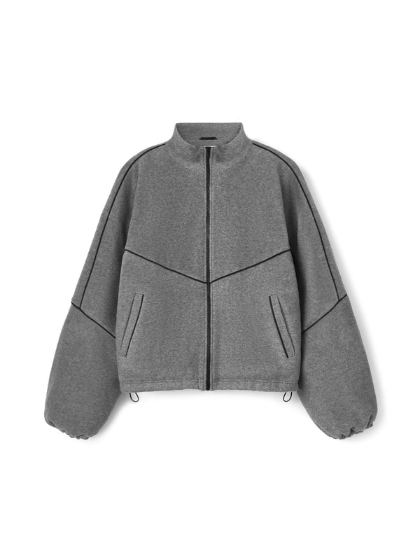 Бомбер fleece grey