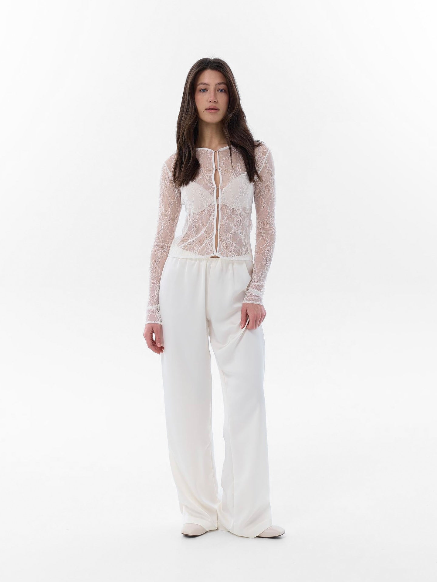 Кардиган lace milk