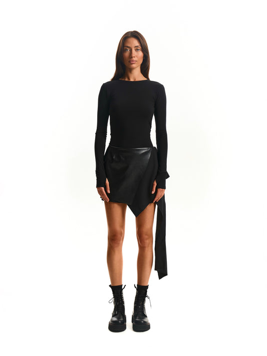 Спідниця leather black