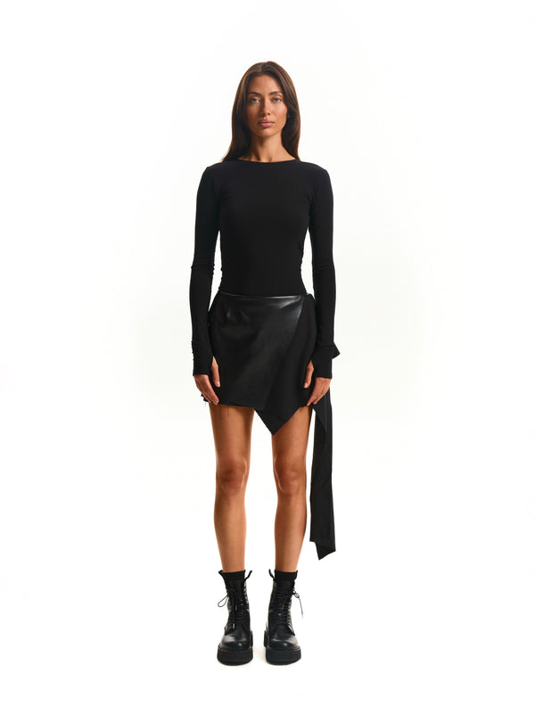 Спідниця leather black