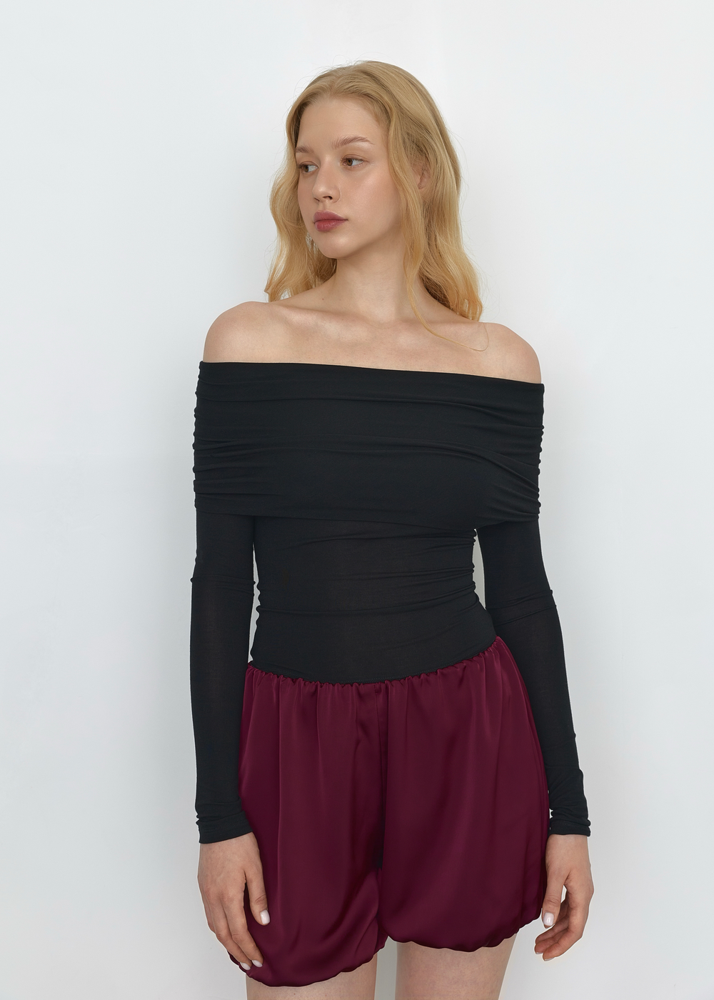 Лонгслів bardot black