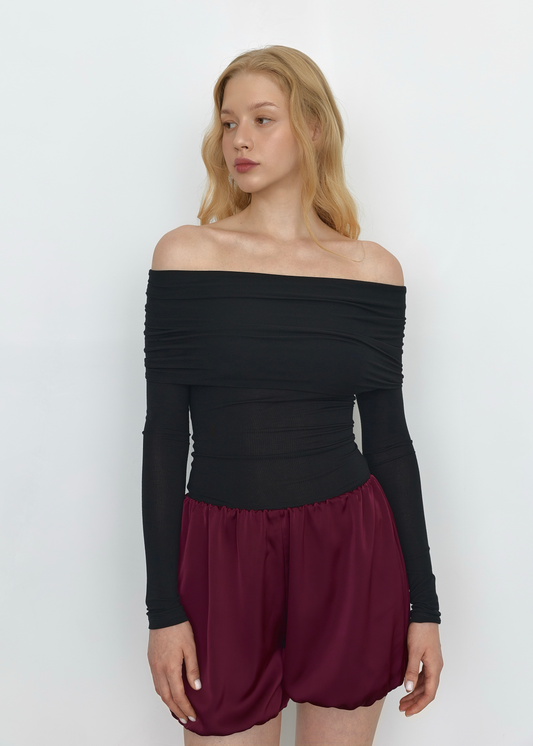 Лонгслів bardot black