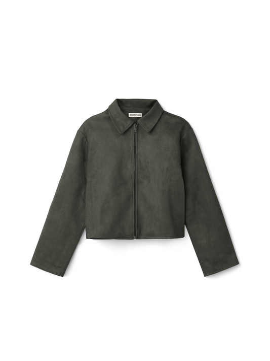 Куртка suede olive