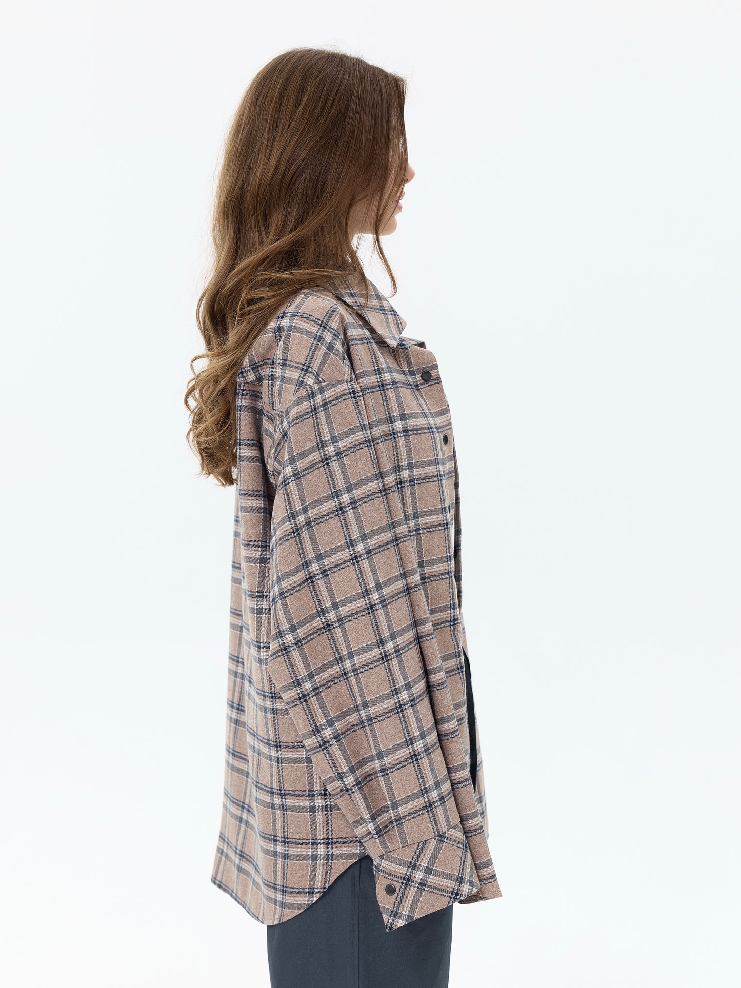 Сорочка boyfriend beige